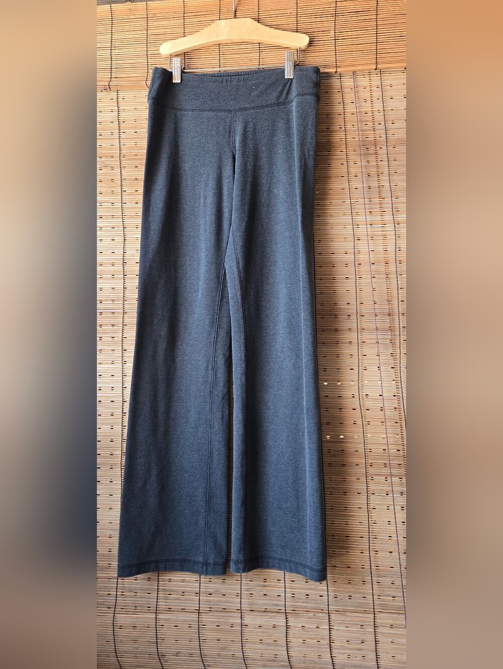 Calvin Klein Women's Black Wide Leg Yoga Pants Stretch Pull-On Lounge Pants XS